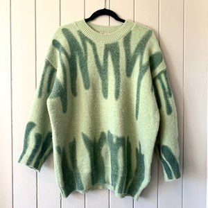 Verge Girl Sage Green Sweater Size Small/Medium